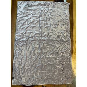 West Elm Kids Throw Blanket Velvet Cotton Pink 33" x 49" V3-7